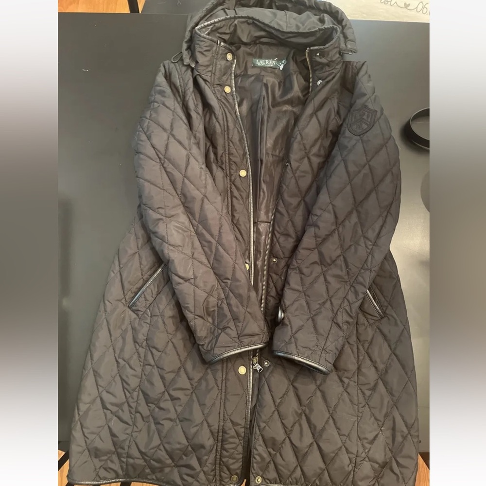 Ralph Lauren Quilted Style Jacket Midlength Medium
